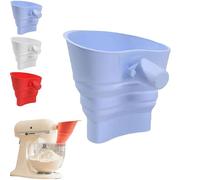 Stand Mixer Funnel Attachment, Flour Funnel, Easy Clean Durable Accessory, Dishwasher Safe (Blue)