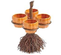 Stand of Holiday Treats - Supporti di bollazione per la zucca con la zucca | asciutto -to -vico per servire snack, insalate e dessert | Forniture per feste di e decorazione MA