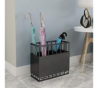 Stand ombrello Classi di ombrello commerciale, supporto ombrello di ferro personalizzato, adatto per hotel, banche, centri commerciali, grande capacità, nero/oro/bianco, 36x18x, bianco-48x21x44cm
