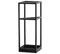 Stand ombrello, moderno supporto ombrello in metallo per ingresso, porta di stoccaggio di ombrelloni lunghi e corti, patio del corridoio patio supporto ombrellone arrugginito - Space Risparmio/Black