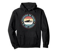 Stand On Board is for Losers Retro Paddle Design Felpa con Cappuccio