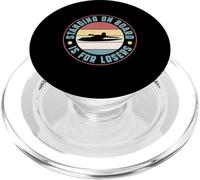 Stand On Board is For Losers Retro Paddle Design PopSockets PopGrip per MagSafe