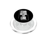 STAND OUTSIDE THE LINE Anticonformismo Pensiero Libero PopSockets PopGrip per MagSafe