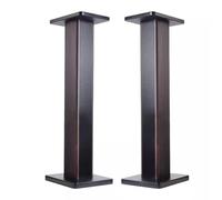 Stand per Altoparlanti Stand per Altoparlanti da Pavimento in Legno 1 Paio di Altoparlanti per Computer Medi HiFi Rack Box per Home Theater, Brown-b, 50cm/19.6inches