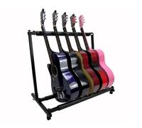 Stand per chitarra Supporto da Terra per 5 chitarre e Bassi Strumenti Elettrici