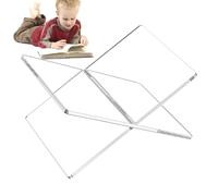 Stand per libro acrilico - Resistere al libro di lettura aperta Display Clear | Elegante aspetto funzionale X angoli arrotondati a forma di | Lettura extra spessa chiara funzionale per esibire libri
