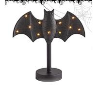Stand per per pipistrelli scintillanti | Porta di per pipistrello scintillante con luce a LED | Decorazione stagionale per terrazza del festival autunno Garden Kitchen