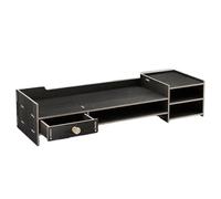 Stand per schermo ergonomico per la scrivania - base di monitor rialzata per l'organizzazione di ufficio e l'area di lavoro domestica | Supporto compatto per per PC Stampante Studio Articoli