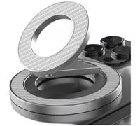 Stand per smartphone 360° Orientamento Orizzontale Stand per | Lega di zinco per premium, finitura nera elegante, anti-graffio, nel per tempo, aspetto moderno(Silver)