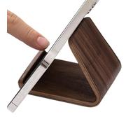 Stand Per Telefono Da Scrivania | Porta cellulare in legno - Supporto A Culla Per Telefono - per donne amanti della tecnologia ufficio domestico appartamento cucina soggiorno camera da studio comodino