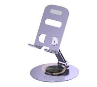 Stand Per Telefono Per La Scrivania - 5.24x3,5 Pollici Destina Del Supporto Per Cellulare | Rotazione 360 ° Stand Elegante | Porta Di Design Elegante Pieghevole | Cellula Non Leggera Non Slittata El