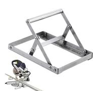 Stand per utensili da taglio - piattaforma di apparecchiature in acciaio regolabile | Base per impieghi pesanti per stabilità del taglierine, stazione di officina per legno di precisione, supporto per
