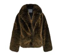 STAND STUDIO - India Faux Fur Jacket - -Jackets -Donna -Marrone -L
