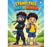 Stand Tall Like A Ninja!: Fun Activity & Learning Book About Standing Tall, Sitting Straight, Healthy Screen Habits & Strong Body Posture for Ages 4-8