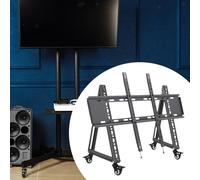 Stand TV TV mobile a bassa altezza supporto TV con ruota per la mostra