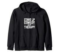 Stand Up Comedy Is My Therapy Artista Comico |- Felpa con Cappuccio