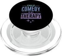 Stand Up Comedy Is My Therapy Artista comico - PopSockets PopGrip per MagSafe