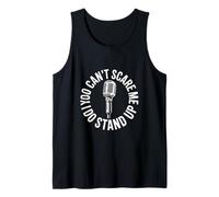 Stand Up Comedy You Cant Scare Me Microfono Canotta