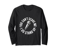 Stand Up Comedy You Cant Scare Me Microfono Maglia a Manica