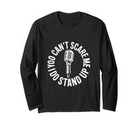 Stand Up Comedy You Cant Scare Me Microfono Maglia a Manica