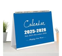 Stand Up Desk Calendar 2025, Calendario da scrivania 2025-2026, calendario superiore da ufficio 'anno di serpente,Decorazione 'ufficio a casa, note e pagine della lista di controllo