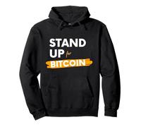 Stand Up for Bitcoin Cryptocurrency Is Freedom BTC Crypto Felpa con Cappuccio