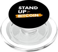 Stand Up For Bitcoin Cryptocurrency Is Freedom BTC Crypto PopSockets PopGrip per MagSafe