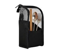 Stand Up Makeup Bag - Waterproof Large Capacity Organizer Case | Travel Cosmetic Pouch | 13.5x13x24.5cm, Nylon, For Vacation Business Trip Outdoor Camping Hotel Weekend Getaway Backpacking Dormitory