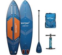 Stand up Paddle Sup Gonfiabile Wattsup Lined 10'2-310 x 84 x 15 cm (10" 2'x33 x6) - Tavola Dropstitch Innovativa, Confezione Completa: Paddle + Borsa + Leash + Pompa + Kit