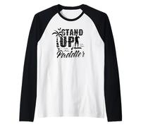 Stand Up Paddler Paddleboarding SUP Stand Up Paddling Maglia con Maniche Raglan