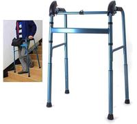 Stand Up Walker, deambulatore standard per salire le scale, telaio di alluminio pieghevole e leggero, ausilio per la mobilità per anziani