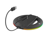Stand Verticale per Disco Slim PS 5 Pro/PS 5 e Console in Edizione Digitale, Supporto Verticale PS 5 con 14 Luci RGB e Cuscinetti Anti-slip, Accessori di Base PS 5