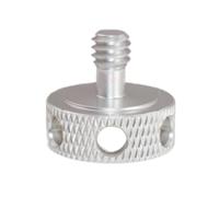 Standard 1/4 pollici vite in lega di alluminio fotocamera Fixg 6 fori per le impostazioni della testa del treppiede e accessori supporto luce adattatore