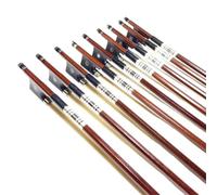 Standard Arco Di Violino 10 Pezzi Nice Balance Brazilwood 4/4 3/4 1/2 1/4 Arco Di Violino Rana Di Ebano Crine Cavallo Bianco(3-4)
