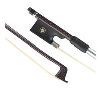 Standard Arco Di Violino Arco Per Violino In Fibra Di Carbonio 4/4 Con Treccia Seta Rossa Mongolia Crine Cavallo Ben Bilanciato