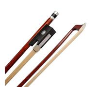 Standard Arco Di Violino Arco Per Violino Super Leggero In Legno Brasiliano 4/4 3/4 1/2 1/4 1/8 Con Risposta Rapida Pulsante A Forma Di Rana Ebano Crine Cavallo(1/4)