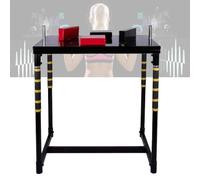 Standard Arm Wrestling Table-Thick EVA Foam Material, Arm Wrestling Muscle Exerciser Equipment, Competition Training Arm Wrestling Table, Includes Padded Elbow Rests(Nero)
