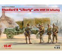 ICM 35652 1/35 Standard B "Liberty" with WWI US Infantry