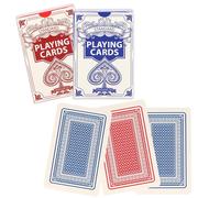 Standard Carte da Gioco Classico Rosso/Blu Poker Ponte Famiglia Intrattenimento