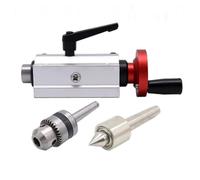 Standard di torni utensili Mini tornio for lavorazione del legno con sedile superiore telescopico, girevole, con piano superiore convertibile, mandrino for trapano a punta circolare B12(Extended 4)