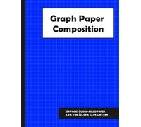 Standard Graph Paper Composition Notebook: 1/4 Inch Squares | Large 8.5” x 11” | 120 Quad Ruled Pages for Notes, Drawing, and Journaling