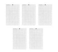 Standard Grip Cutting Mat 5 Pezzi 30x20cm - Tappetino da Taglio Autoadesivo Antiscivolo per Silhouette e - PVC Ignifugo e Riutilizzabile per Carta, Vinile e Stoffa