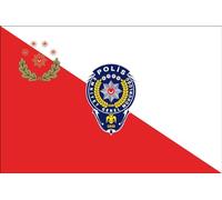 Standard of the Chief of Police of Turkey | Emniyet Genel Müdürü Forsu Bandiera | bandiera paesaggio | 0.06m² | 20x30cm per Diplomat-Flags Bandiere per Auto