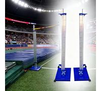Standard per Il Salto in Alto per L'Insegnamento, Pali per Gare di Scuola Superiore, Pali per Il Salto in Alto Portatili in Alluminio per L'Allenamento di Atletica Leggera