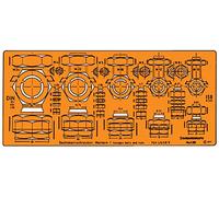 Standardgraph hexagon bolts and nuts template