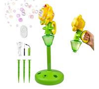Standing Bubble Machine - Auto Bubbles Machines | Colorful Sunflower Light Up Remote Control | Automatic Bubble Machine Adjustable | For Kids Adults Boys Girls Wedding Reception Birthday Party Backyar