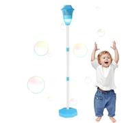 Standing Bubbles Machine - Automatic Children Bubble Maker with Light | Road Lamp Shape Outdoor Toy for Family Entertainment, Birthday Parties, Gatherings | Rechargeable Bubble Torch Garden Lamp