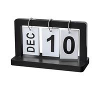 Standing Daily Calendar - Adjustable Desk Flipping Display Accessory | Farmhouse Rustic Organizer for Student Teacher Office, Decorative Wedding Decor Enhancing Desktop Style, durble Portable Design