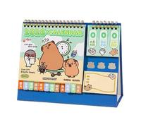 Standing Desk Calendar, Capybara Design Monthly Planner, 2026 Stand Up Calendar, Cute Desktop Organizer for Women Students, Home, Office, Dorm, School, Bedroom Tabletop Shelf Display