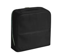 Standing Makeup Bag, Make Up Storage Bag, 9,06 x 8,66 x 2,56 pollici Vertical Toiletry Case with Dividers, Skincare Organizer with Adjustable Slots, Cosmetic Pouch, Upright Beauty Station for Home